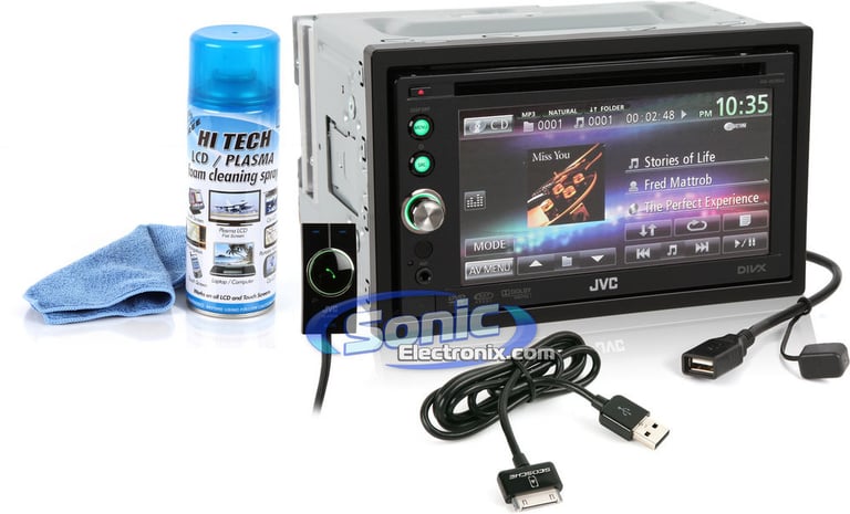 JVC KW-AVX640 + KS-BTA100 Bluetooth Adapter Image 1