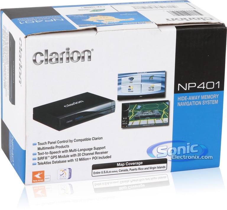 Clarion VX401 + NP401 Navigation System Image 15
