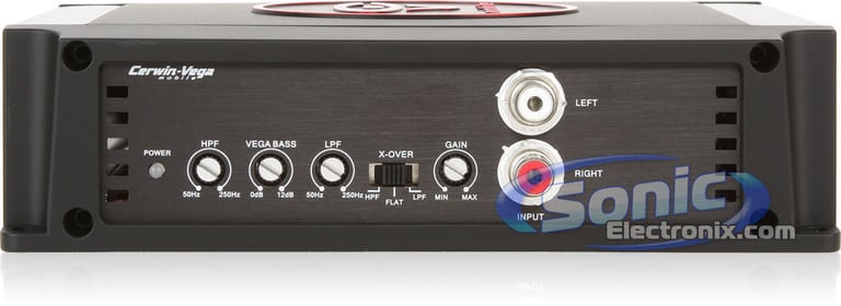 400W Cerwin-Vega Subwoofer and Amplifier Bass Bundle Image 3