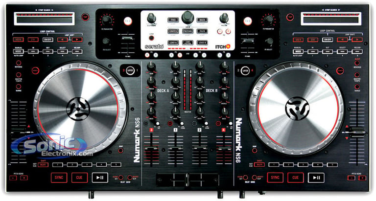 Numark NS6 DJ Controller & Dre Beats Headphone Combo Image 3