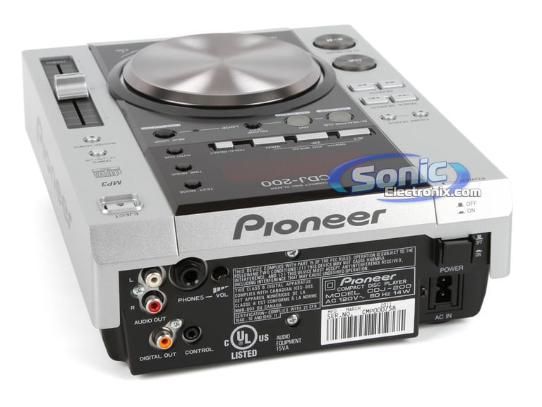 Pioneer CDJ-200 Image 3