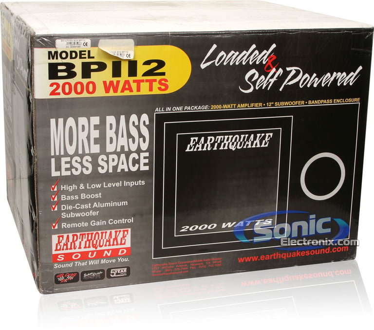 Earthquake Sound BP112 Image 7