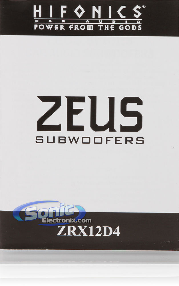 Hifonics ZRX12D4 Image 6