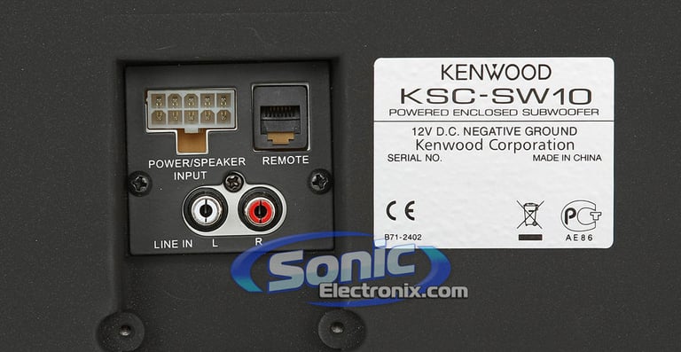 Kenwood KSC-SW10 Open Box Image 12
