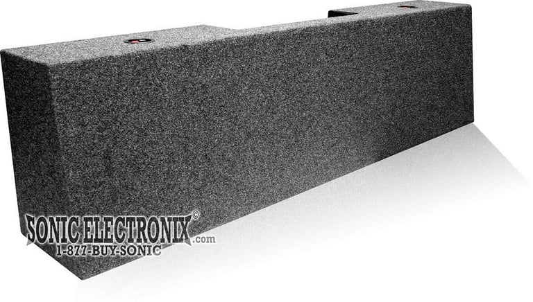 Dual 10" Enclosure: 2000-2002 Chevrolet / GM Extended Cab Full-Size Pickup Trucks Image 2