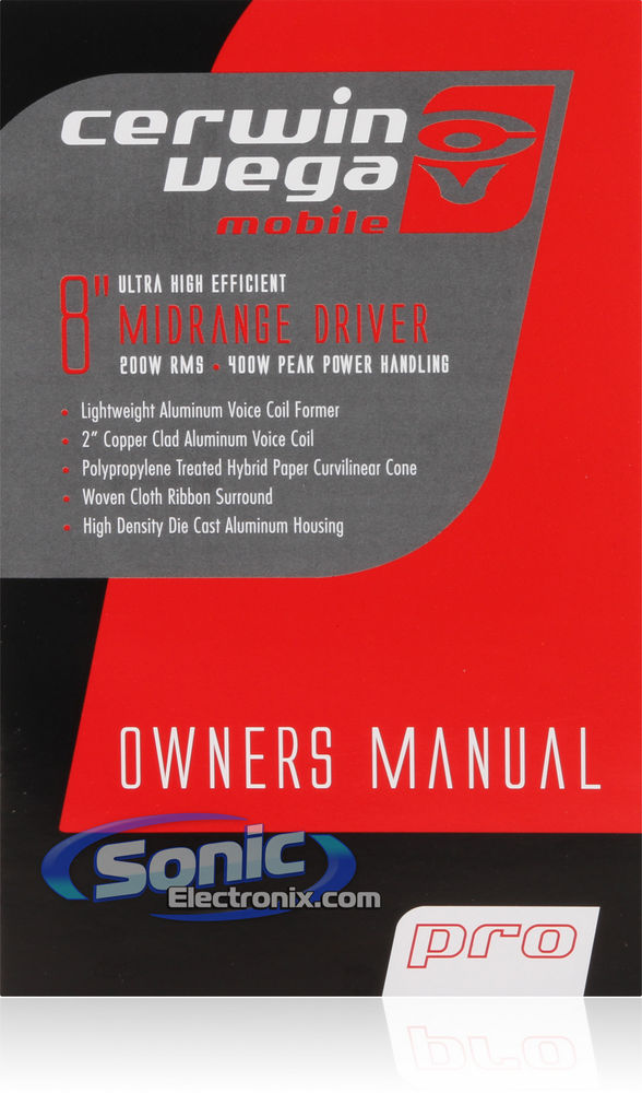 Cerwin-Vega CVMP8.0 Image 4