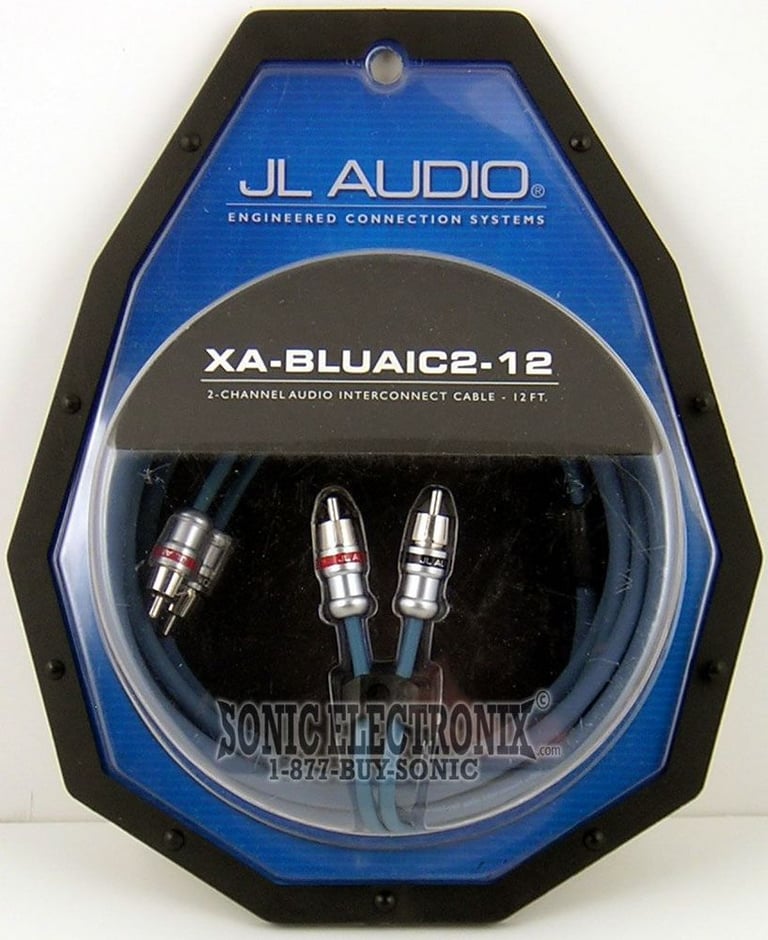 JL Audio XA-BLUAIC2-12 12' 2-channel Audio Interconnect Cables Image 3