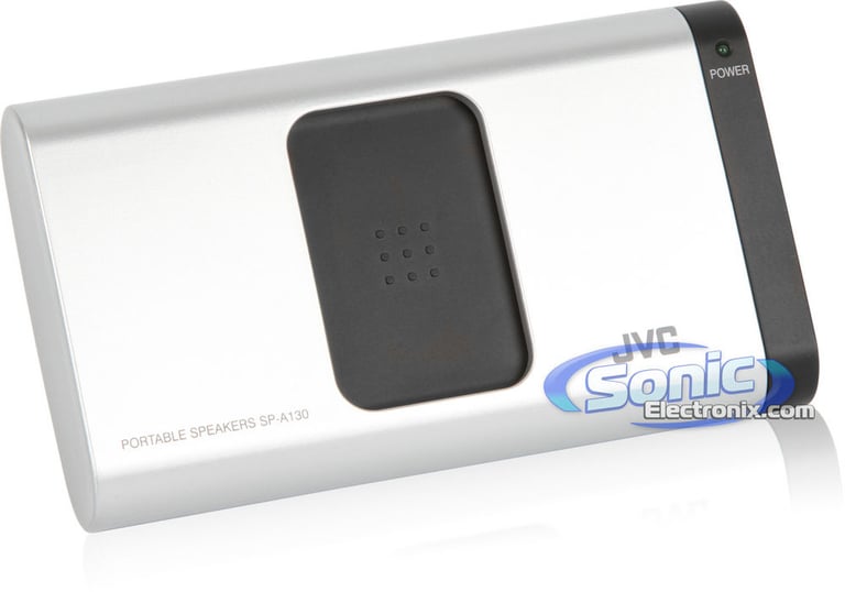 JVC SPA130S (SP-A130B) Portable iPod/iPhone/Smartphone Speaker - Silver Image 3