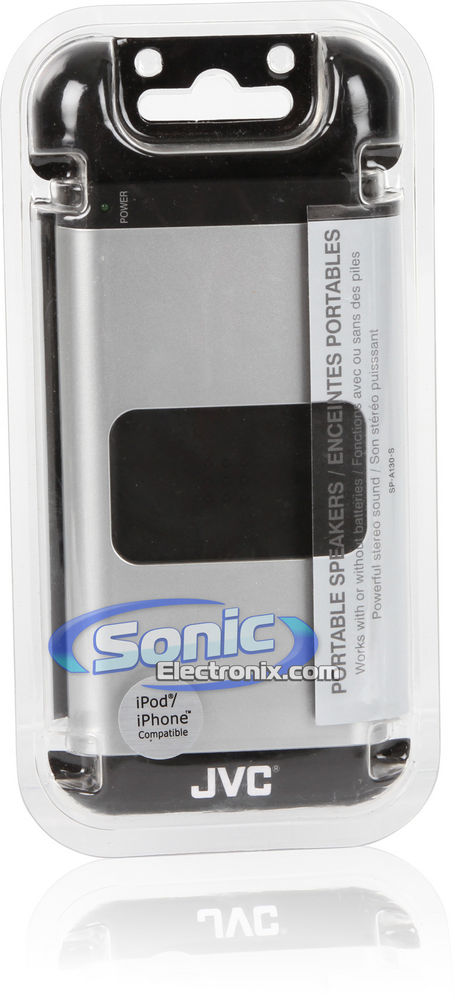 JVC SPA130S (SP-A130B) Portable iPod/iPhone/Smartphone Speaker - Silver Image 6