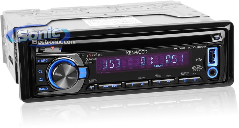 Kenwood eXcelon KDC-X395 R/B Image 2
