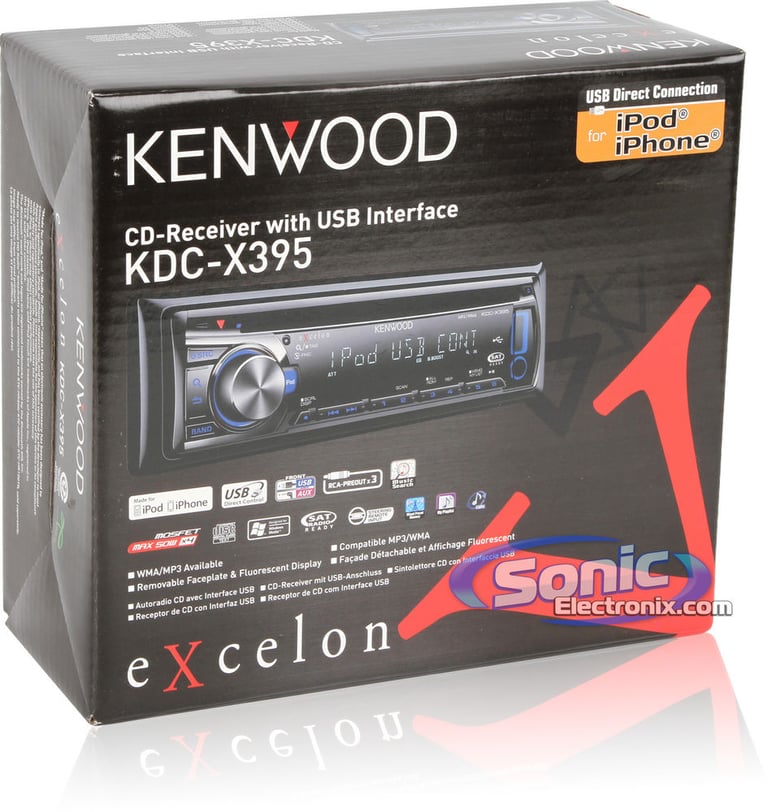 Kenwood eXcelon KDC-X395 R/B Image 9
