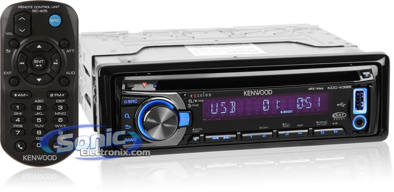 Kenwood eXcelon KDC-X395 R/B Image 1