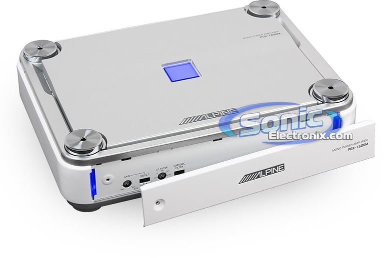 1800W Alpine Subwoofer and Amplifier Marine Bass Bundle Image 4