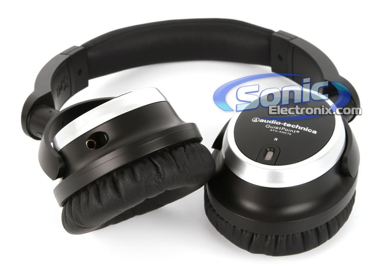 Audio Technica ATH-ANC7B QuietPoint Active Noise Cancelling Headphones Image 6