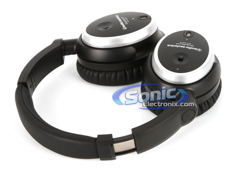 Audio Technica ATH-ANC7B QuietPoint Active Noise Cancelling Headphones Image 10