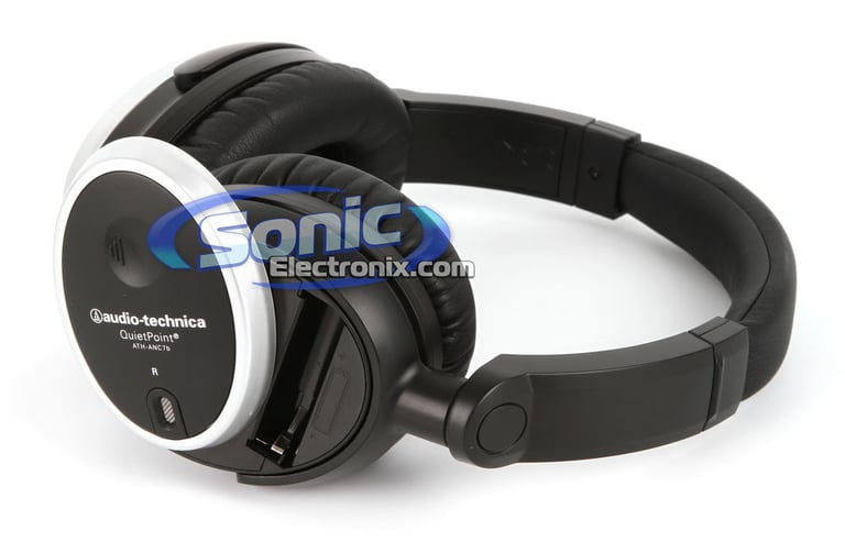 Audio Technica ATH-ANC7B QuietPoint Active Noise Cancelling Headphones Image 11