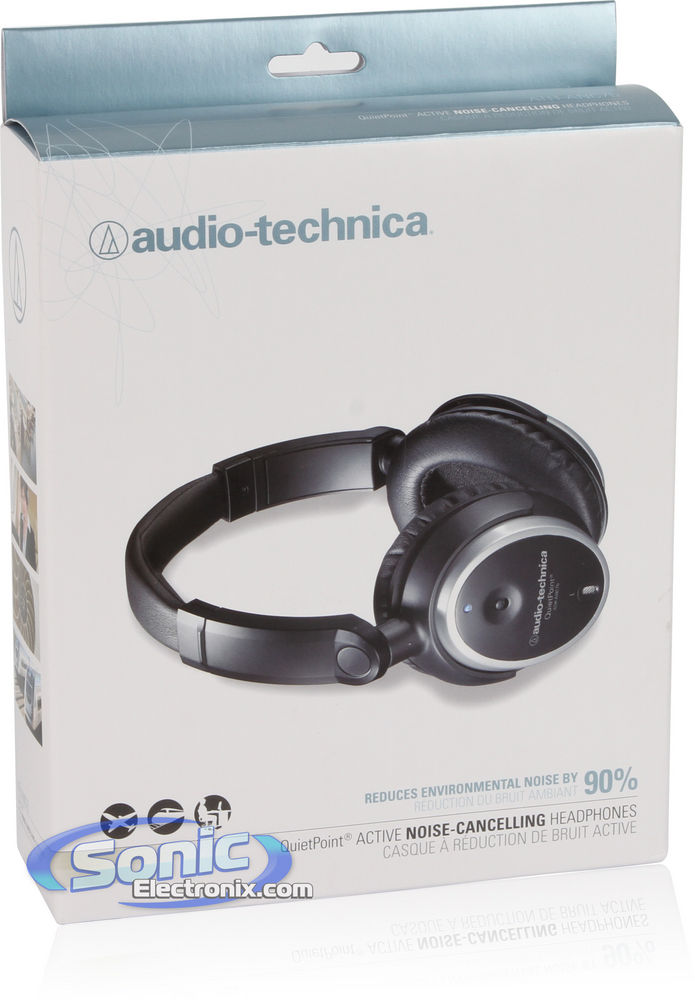 Audio Technica ATH-ANC7B QuietPoint Active Noise Cancelling Headphones Image 19