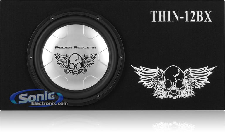 Power Acoustik THIN-12BX Shallow Loaded Sub Box Image 2