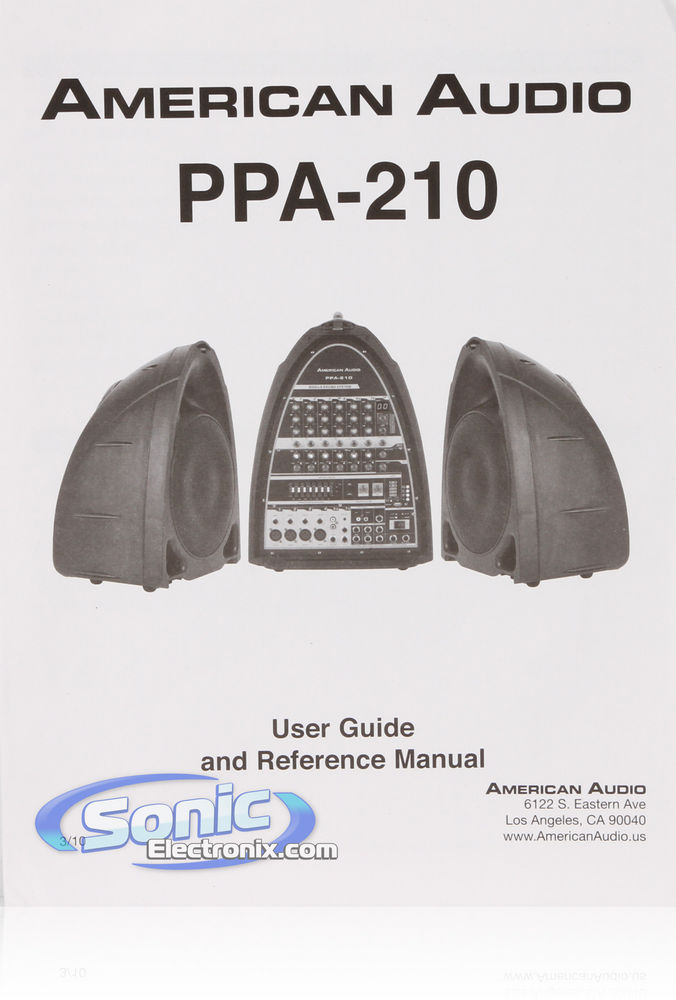 American Audio PPA-210 Open Box  Image 21