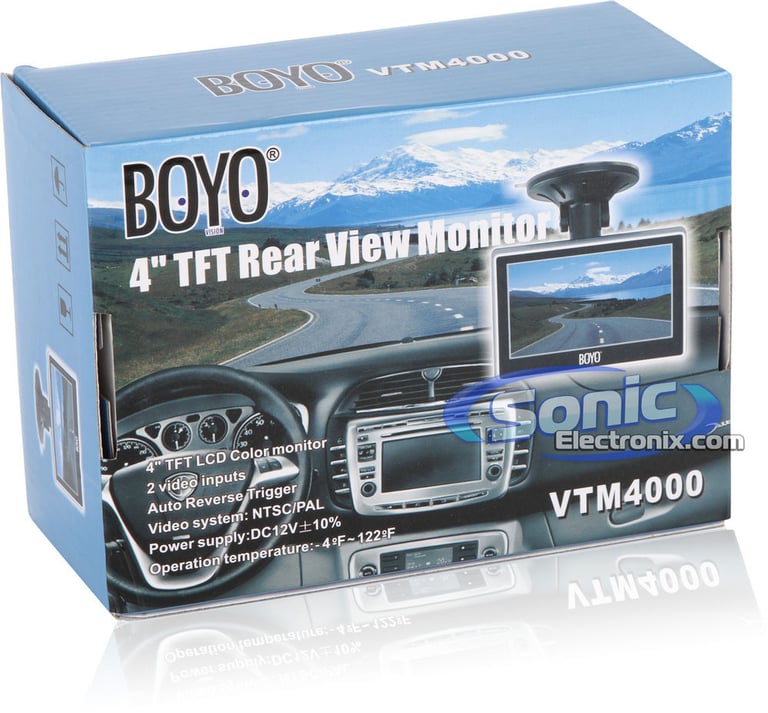 4" Digital Rear View Monitor w/ Dual-Mount Image 5