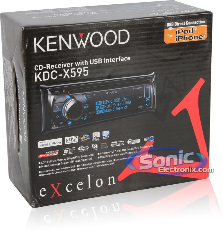 Kenwood KDC-X595 Image 9