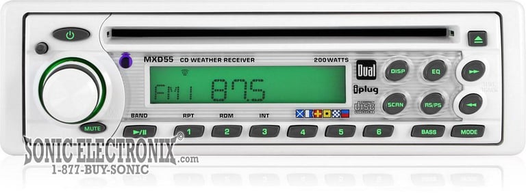 Dual MXCP55 Marine Head Unit + 6-1/2" Speakers Image 2