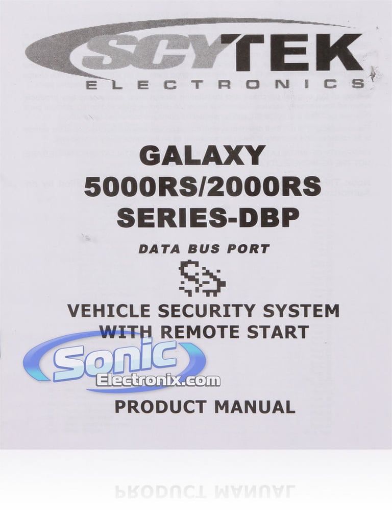 ScyTek Galaxy 2000RS 2W-1C (2000RS 2W-1C-DBP) Image 8