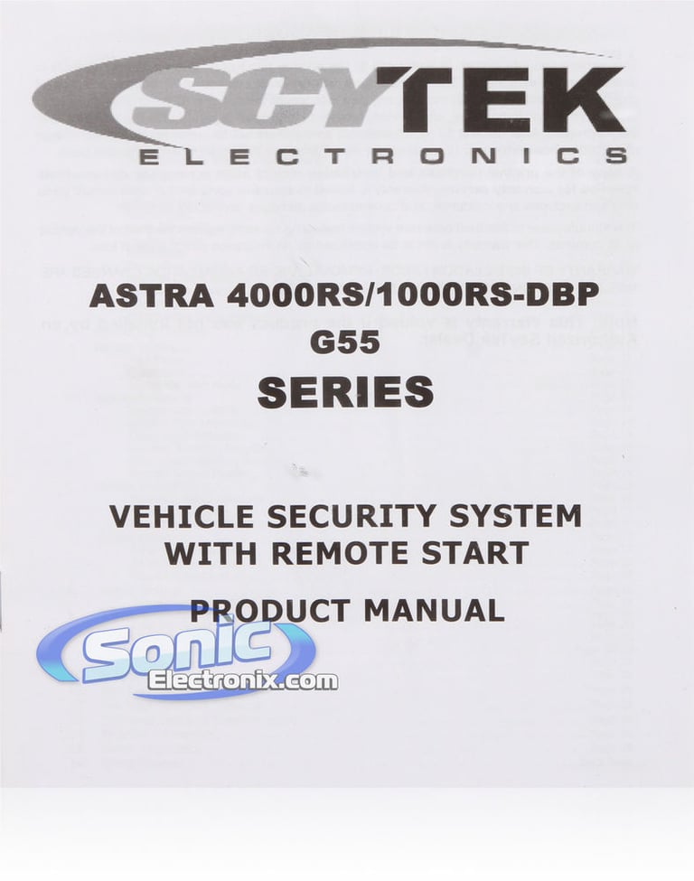ScyTek Astra 4000RS-2W-C Open box complete Image 11