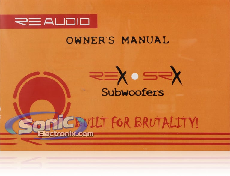 RE Audio SRX12D4 Image 6