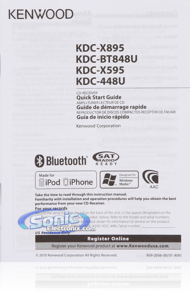 Kenwood KDC-X895 Image 8