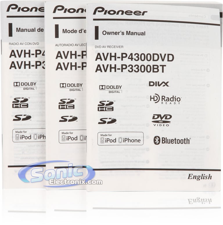 Pioneer AVH-P4300DVD & AVIC-U220 Navigation Package Image 11