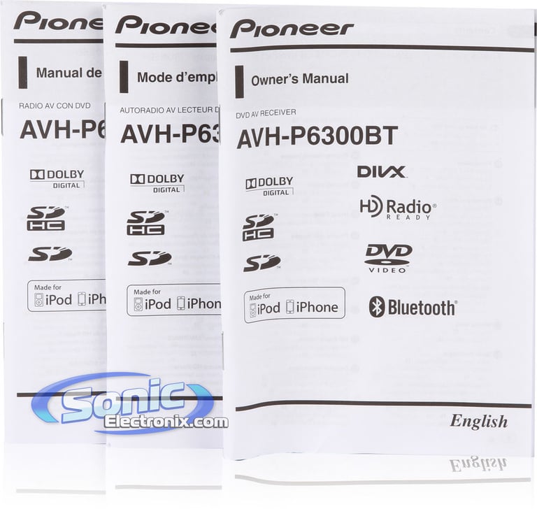 Pioneer AVH-P6300BT & AVIC-U220 Navigation Package Image 10