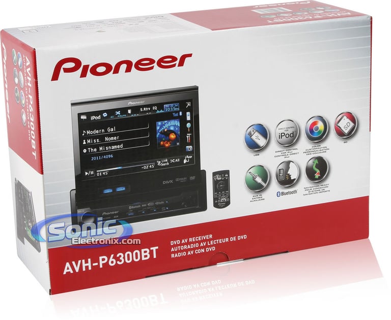 Pioneer AVH-P6300BT & AVIC-U220 Navigation Package Image 11