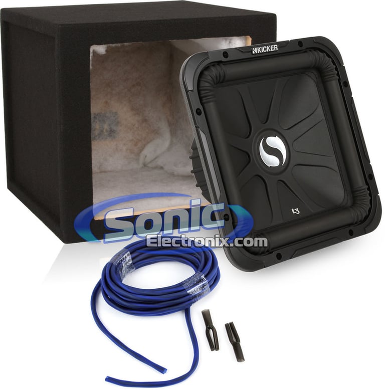 800W Kicker 11S12L32 + Enclosure Bass Combo Image 1