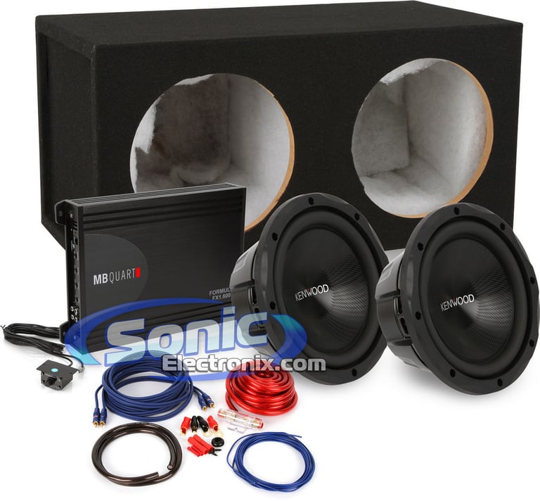 2000W Kenwood + MB Quart Complete Bass Package Image 1