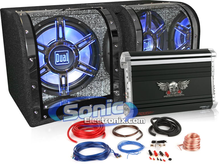 1500W Dual + Power Acoustik Complete Bass Bundle Image 1