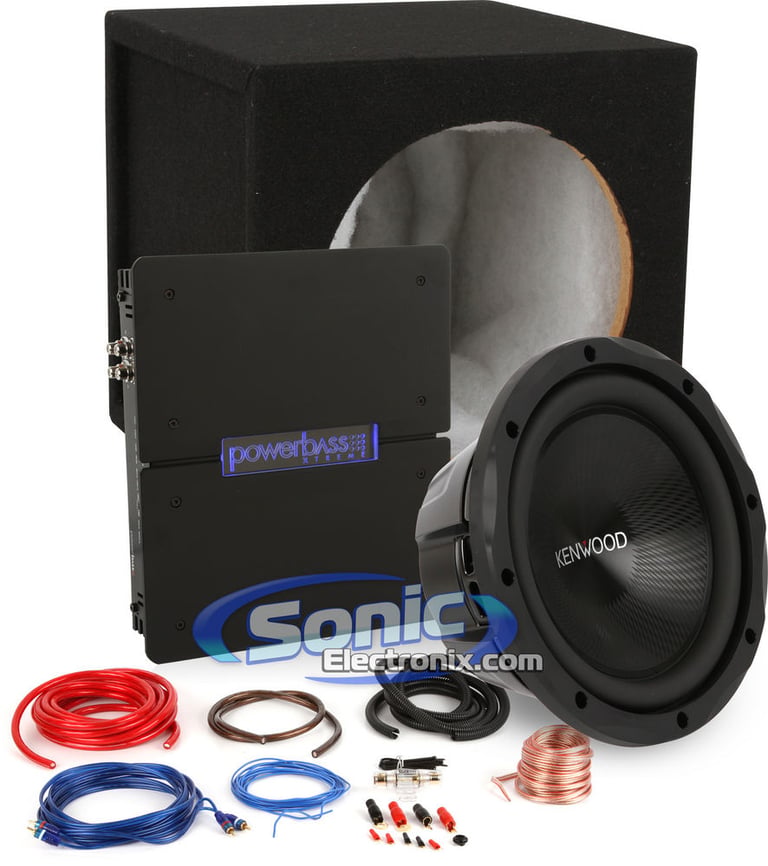 1000W Kenwood + PowerBass Complete Bass Package Image 1