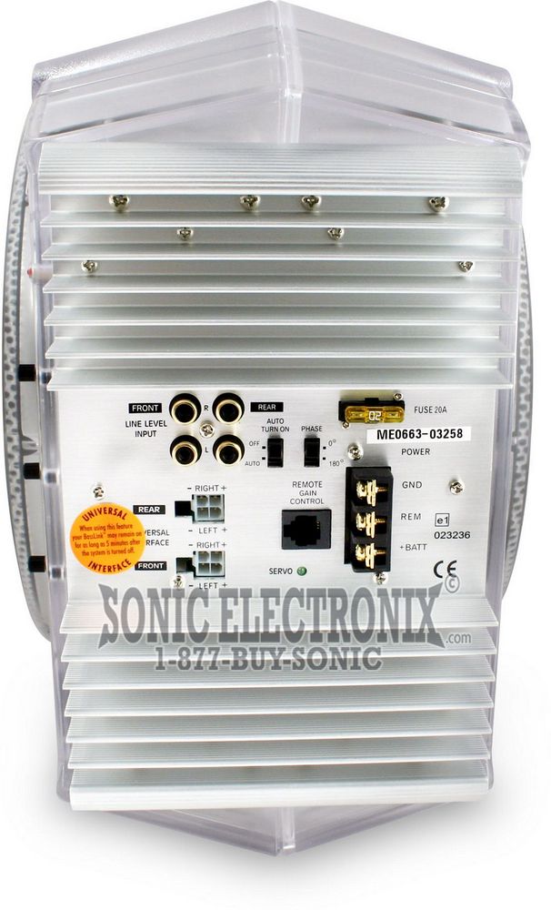 Infinity CLEAR BassLink X 10" Class D Powered Subwoofer Image 4