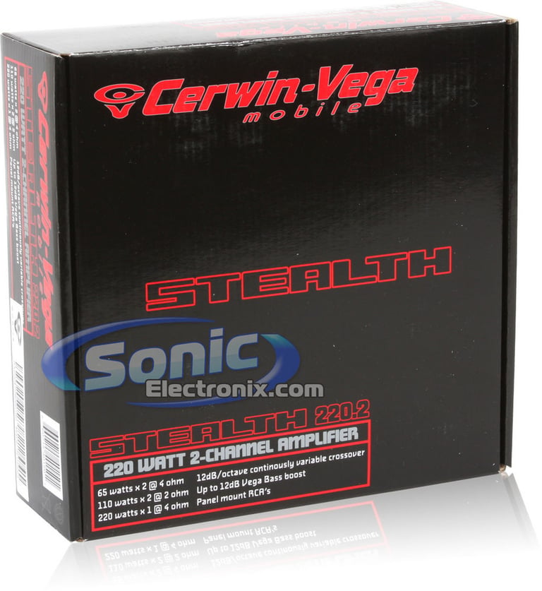 400W Cerwin-Vega Subwoofer and Amplifier Bass Bundle Image 7