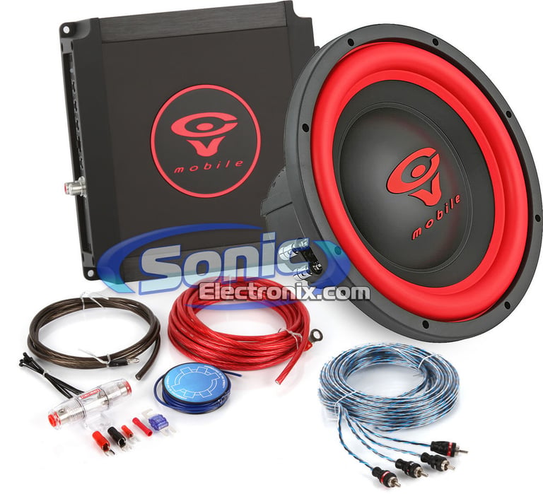 400W Cerwin-Vega Subwoofer and Amplifier Bass Bundle Image 1