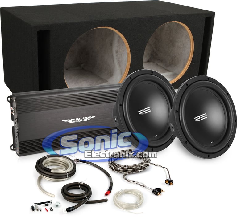 600W RE Audio + Image Dynamics Complete Bass Bundle Image 1