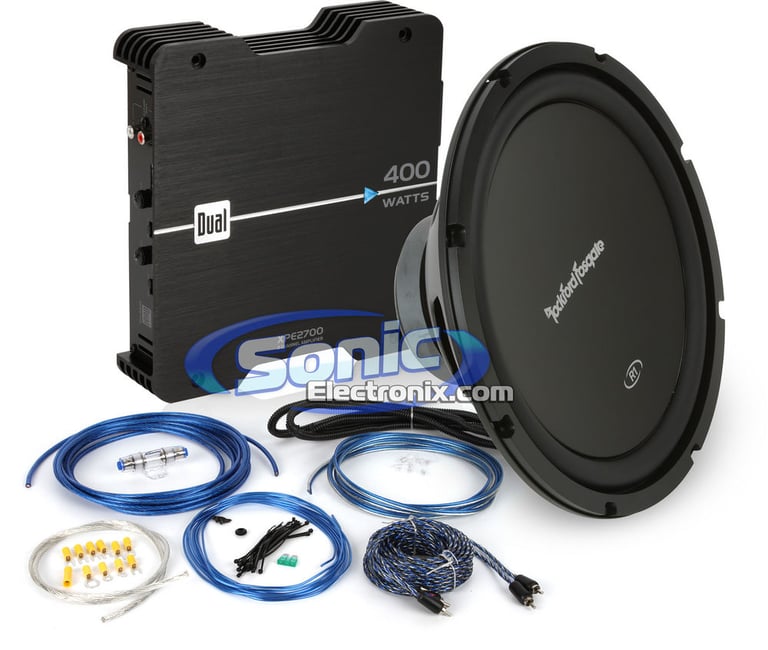 300W Rockford Fosgate + Dual Bass Bundle Image 1