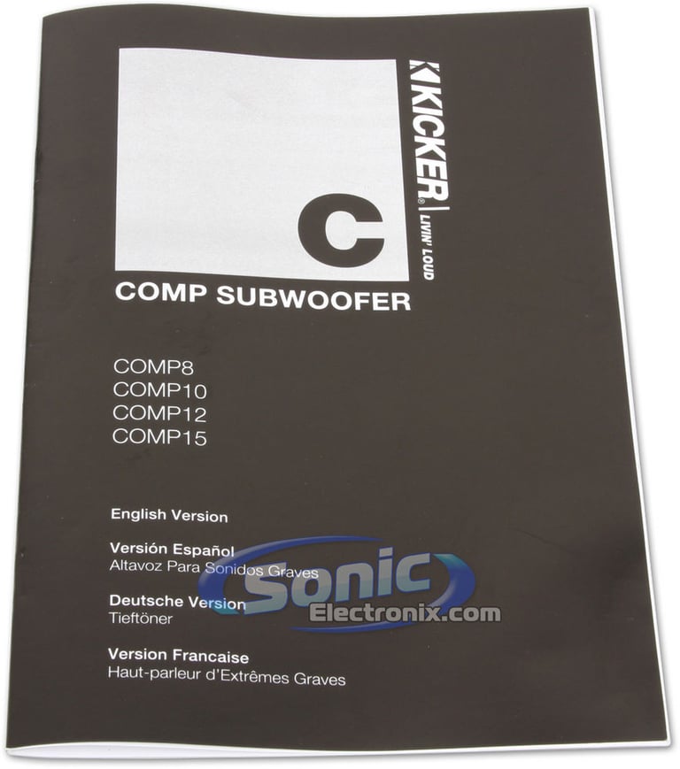 1000W Kicker + Crossfire Complete Bass Package Image 13