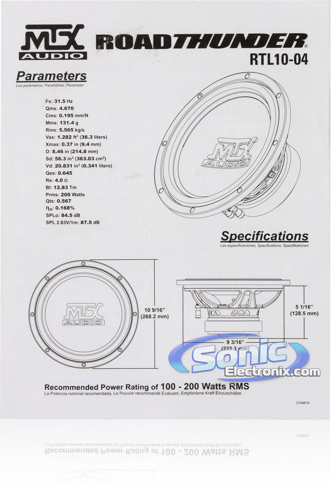 MTX RTL10-04 Image 6