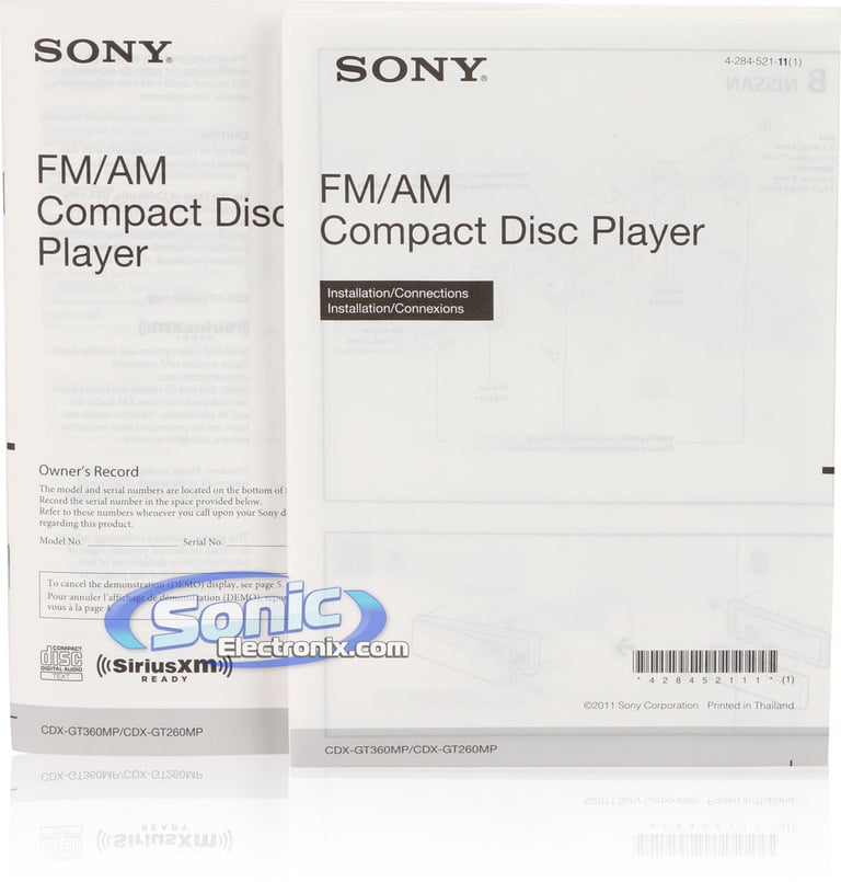 Sony CDX-GT260MP Image 7
