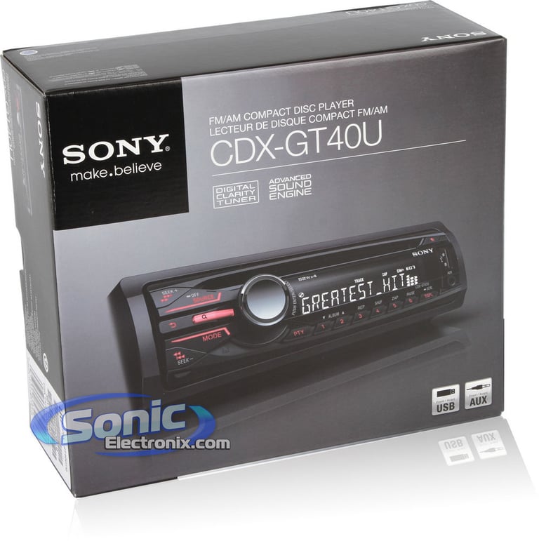 Sony CDX-GT40U Image 8
