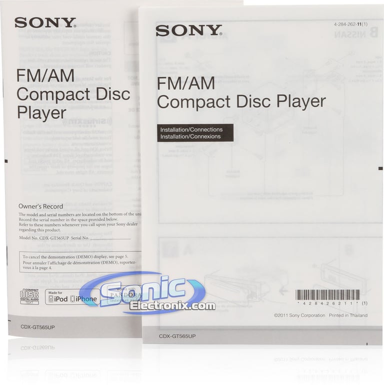 Sony CDX-GT565UP Image 7