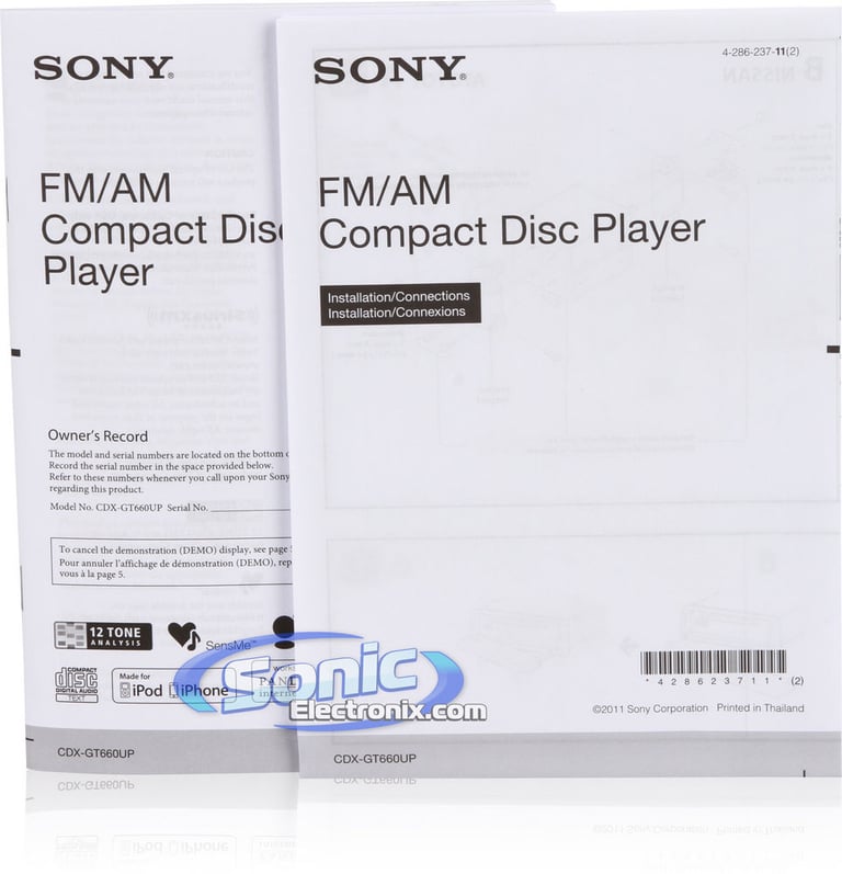 Sony CDX-GT660UP Image 7