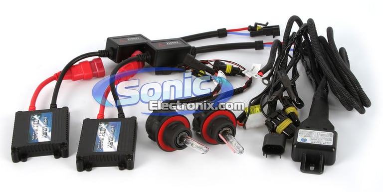 Elite Slim Series 9007-12K-BI-SLIM Dual Beam HID Xenon Headlights Image 1