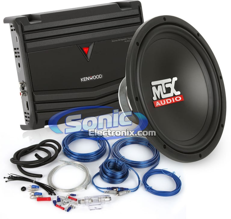 400W MTX Audio + Kenwood Bass Bundle Image 1
